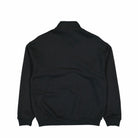 Lacoste Heavy Fleece Zipper Neck Sweatshirt Black Sweatshirt SH7759-00 031 Close-up | Overkill
