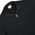 Lacoste Heavy Fleece Zipper Neck Sweatshirt Black Sweatshirt SH7759-00 031 Detailfoto | Overkill
