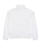 Lacoste Zip-Up Fleece Sweatshirt White Sweatshirts SH7759-00 70V Close-up | Overkill