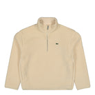 Lacoste Half Zip Sweatshirt Beige Sweatshirt SH8648-00 056 | Overkill
