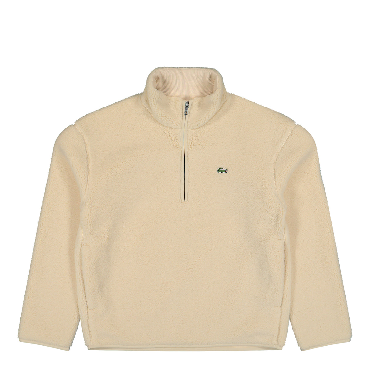 Lacoste Half Zip Sweatshirt Beige Sweatshirt SH8648-00 056 | Overkill
