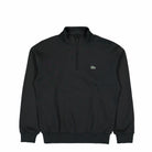 Lacoste Heavy Fleece Zipper Neck Sweatshirt Black Sweatshirt SH8866-00 031 | Overkill
