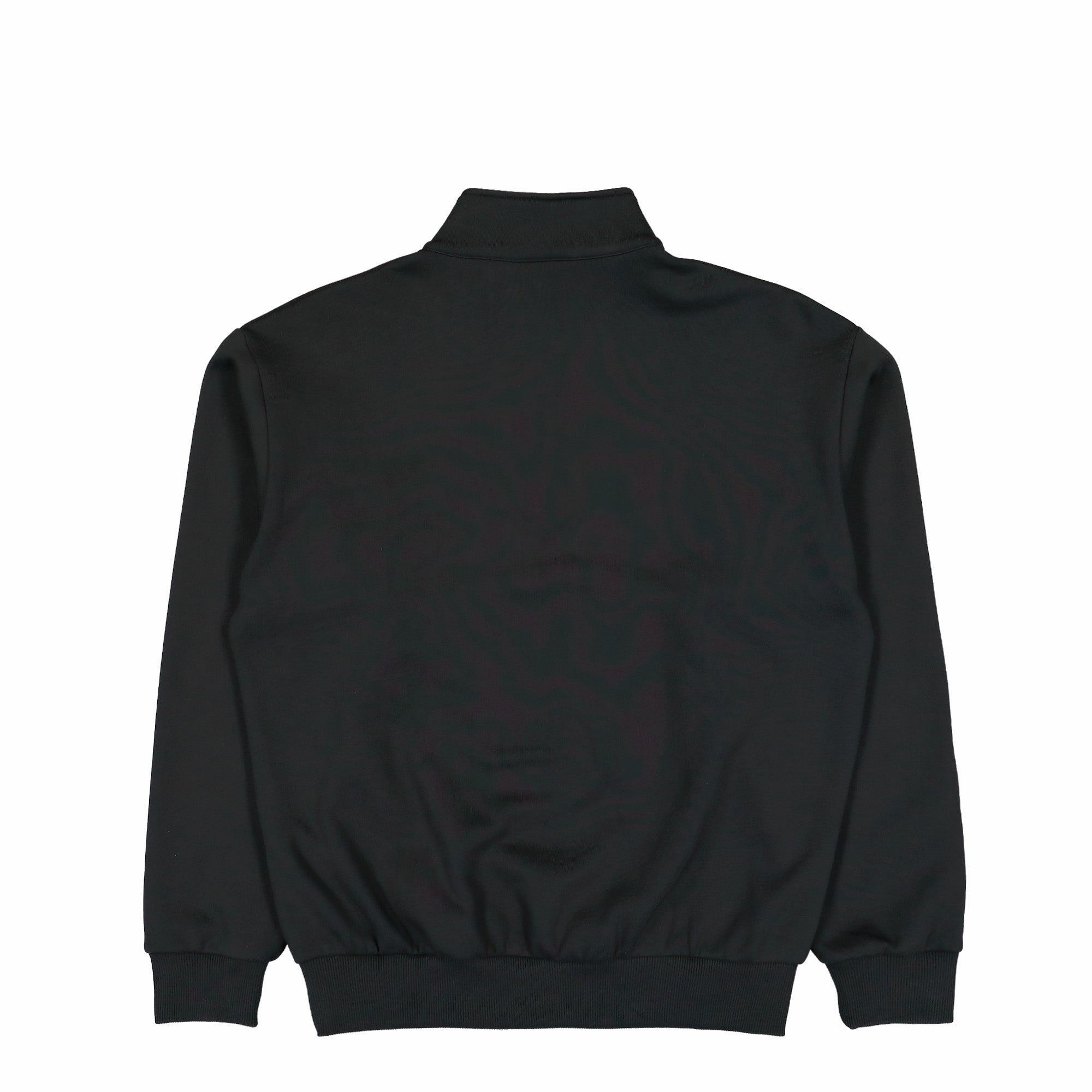 Lacoste Heavy Fleece Zipper Neck Sweatshirt Black Sweatshirt SH8866-00 031 Close-up | Overkill
