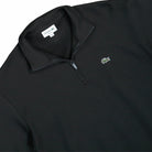 Lacoste Heavy Fleece Zipper Neck Sweatshirt Black Sweatshirt SH8866-00 031 Detailfoto | Overkill
