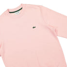 Lacoste Organic Cotton Sweathsirt Rose Sweatshirts Close-up | Overkill