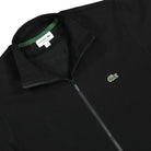 Lacoste Zipped Sweatshirt Black Sweatshirts Close-up | Overkill