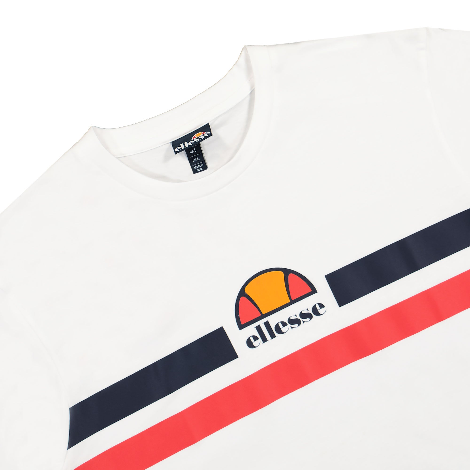 Ellesse Aprel Tee White T-Shirts Close-up | Overkill