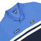 Ellesse Muccio Polo Blue / Navy / White Polo Shirts Close-up | Overkill
