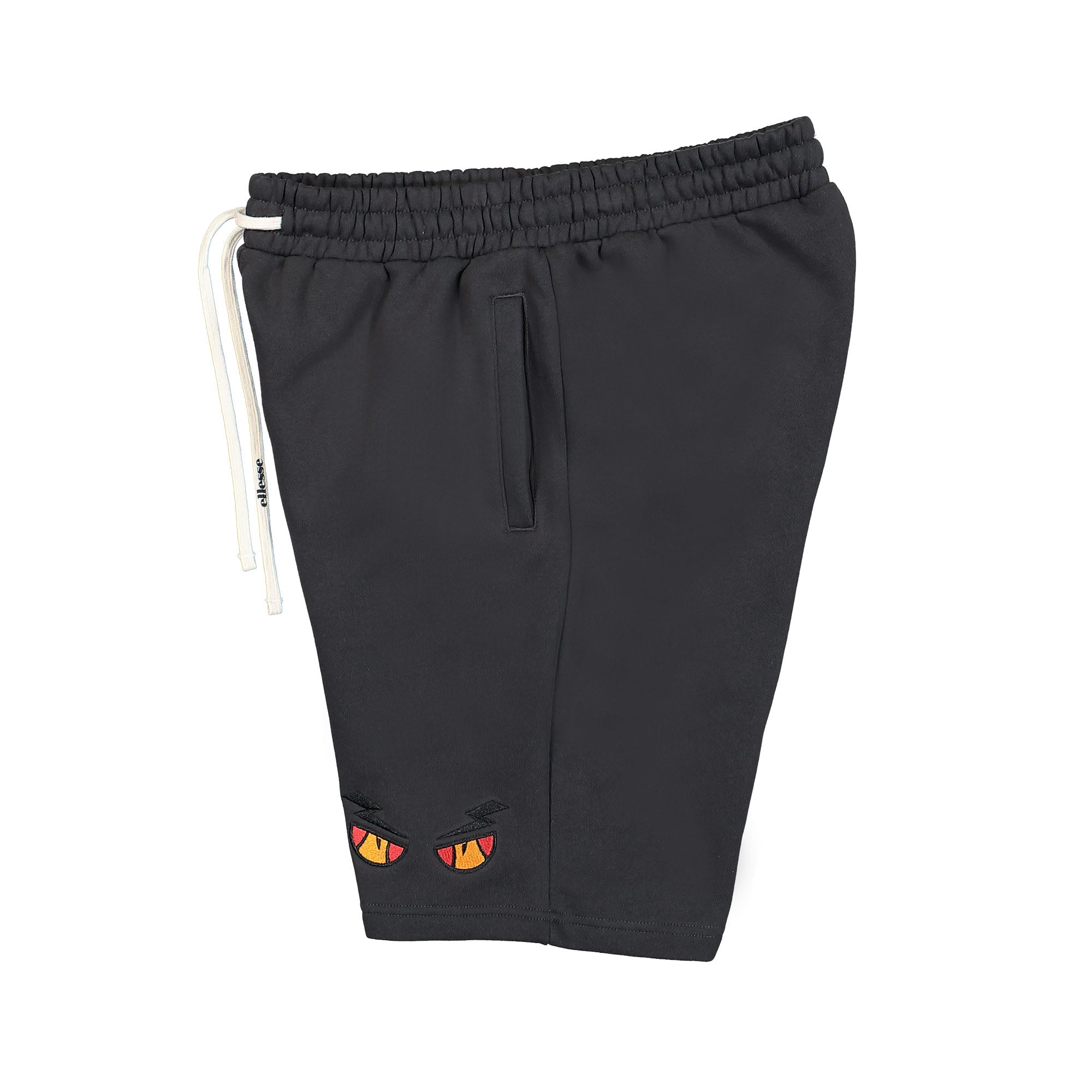 Ellesse Agusto Short Black Shorts Close-up | Overkill