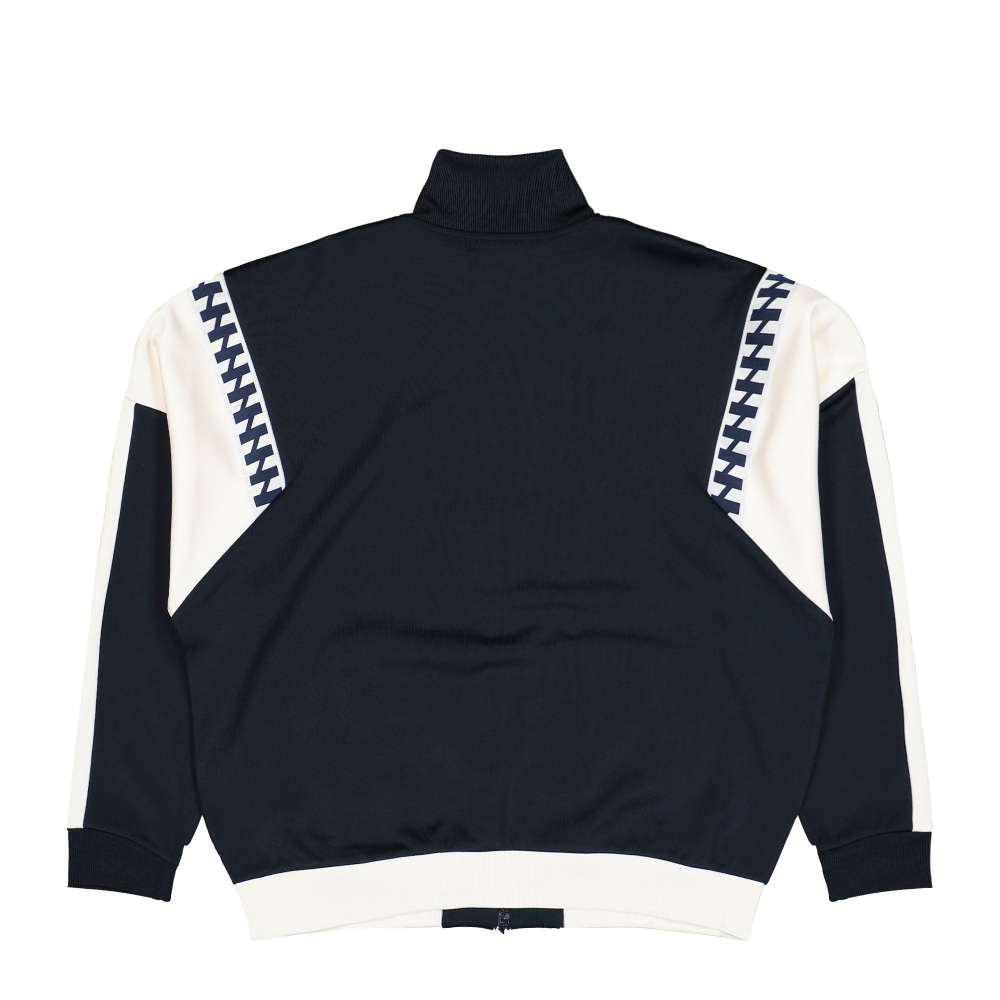 Meyba x Fred Perry Meyba Cut And Sew Track Jacket Navy Track Jackets SJ2165-608 Close-up | Overkill
