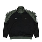 Meyba x Fred Perry Meyba Taped Raglan Track Jacket Black Track Jackets SJ2166-102 | Overkill
