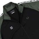 Meyba x Fred Perry Meyba Taped Raglan Track Jacket Black Track Jackets SJ2166-102 Detailfoto | Overkill
