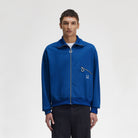 Fred Perry Printed Track Jacket Royal Bomber & Varsity Jackets Close-up | Overkill