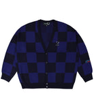 Fred Perry Raf Simons X Fred Perry Checkerboard Cardigan Navy Cardigans SK6517-608 | Overkill