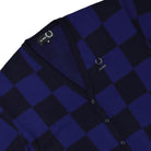 Fred Perry Raf Simons X Fred Perry Checkerboard Cardigan Navy Cardigans Detailfoto | Overkill