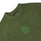 Fred Perry Raf Simons X Fred Perry Fluffy Knit Jumper Chive Sweatshirts Detailfoto | Overkill