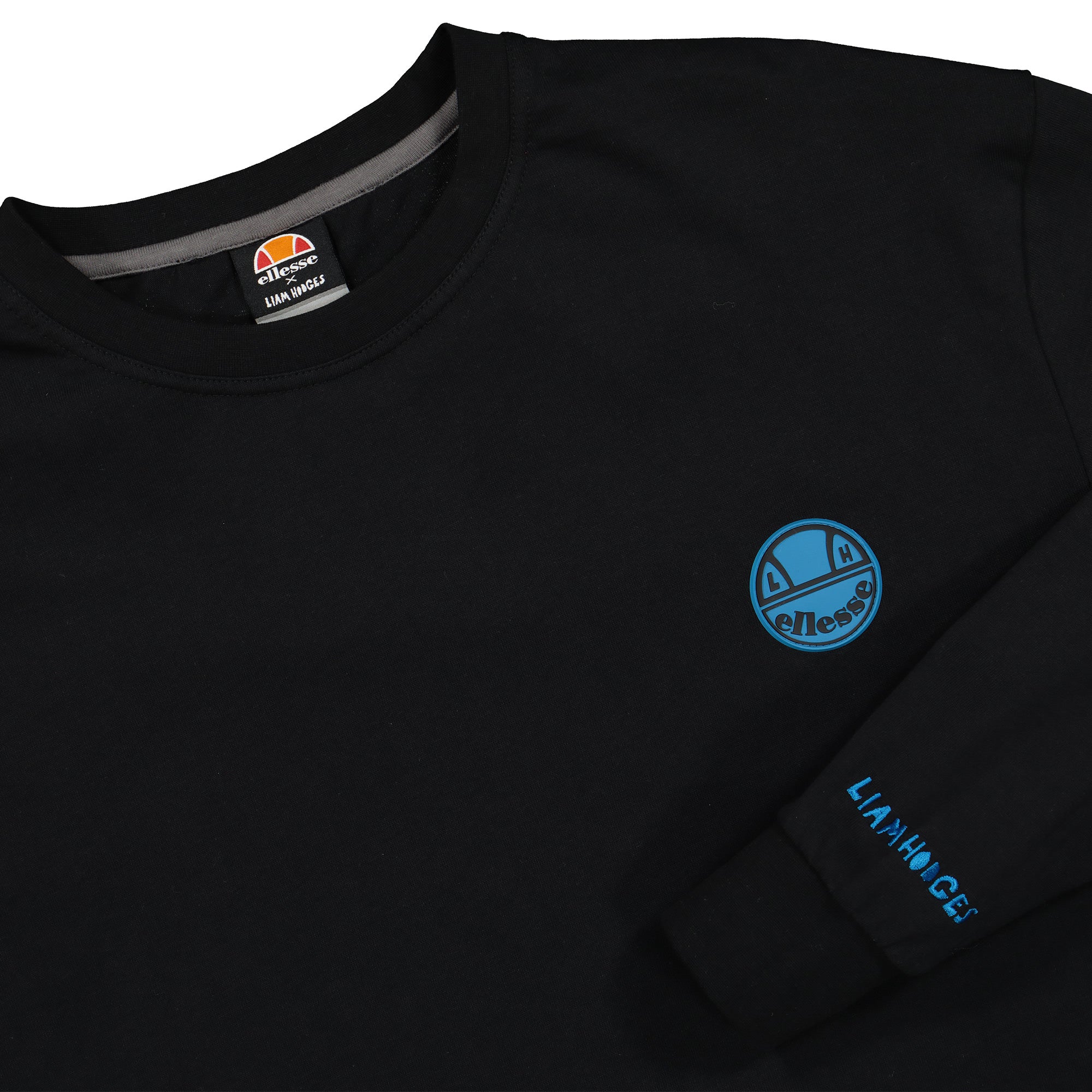 Ellesse Liam Hodges x Ellesse Eyes Longsleeve Shirt Black Longsleeves Close-up | Overkill