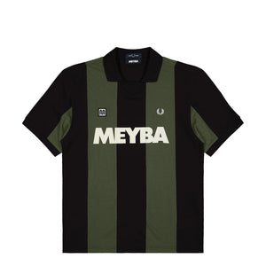 Meyba x Fred Perry Meyba Cut And Sew Polo Shirt Black Polo Shirts SM2160-102 | Overkill
