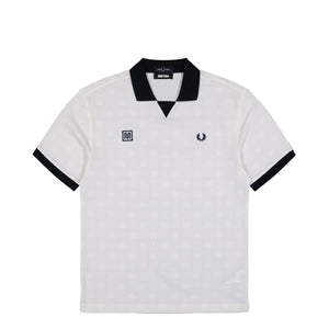 Meyba x Fred Perry Meyba Printed Polo Shirt Ecru Polo Shirts SM2161-560 | Overkill
