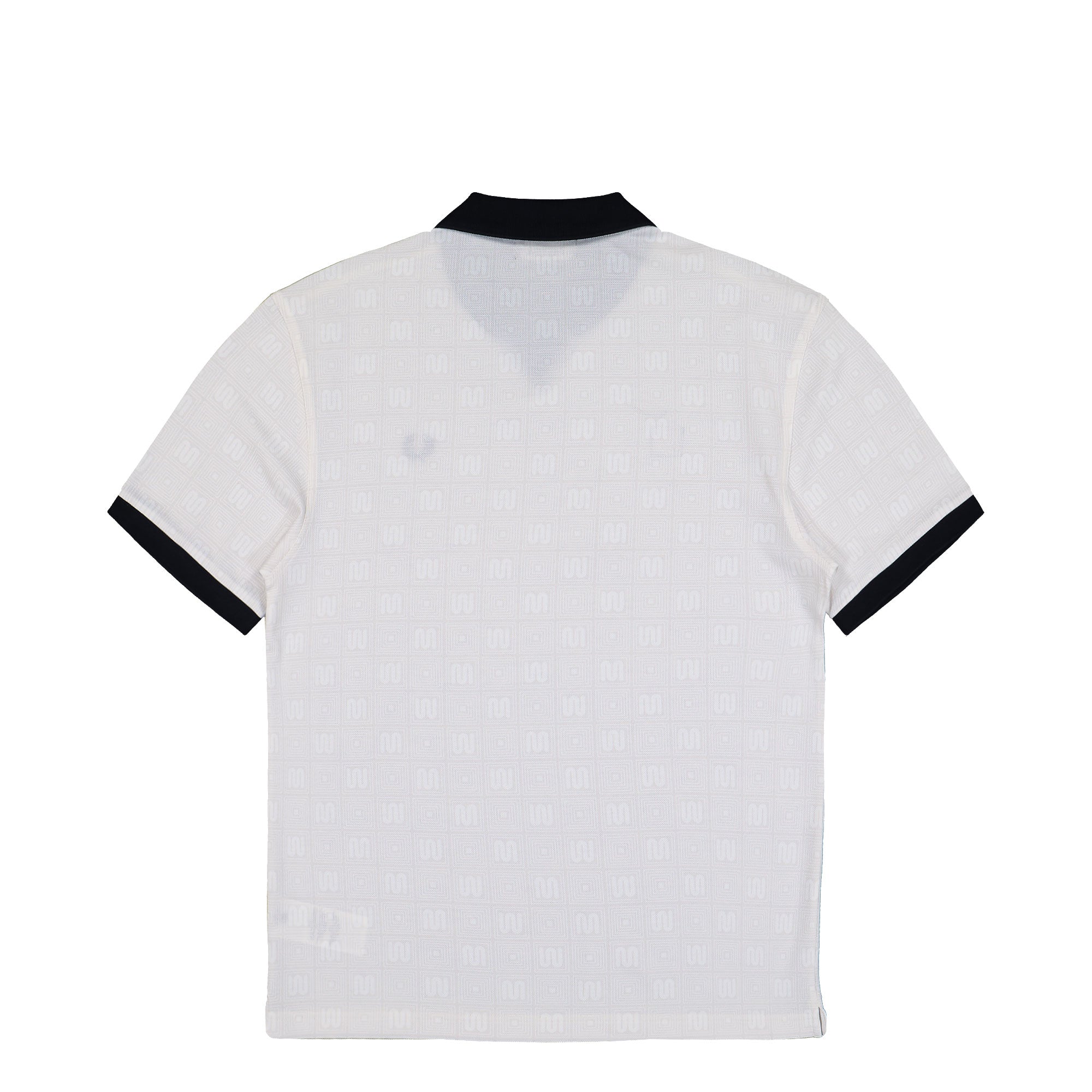 Meyba x Fred Perry Meyba Printed Polo Shirt Ecru Polo Shirts SM2161-560 Close-up | Overkill
