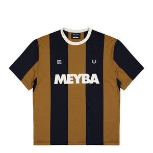 Meyba x Fred Perry Meyba Cut And Sew T-Shirt Dark Caramel T-Shirts SM2162-644 | Overkill
