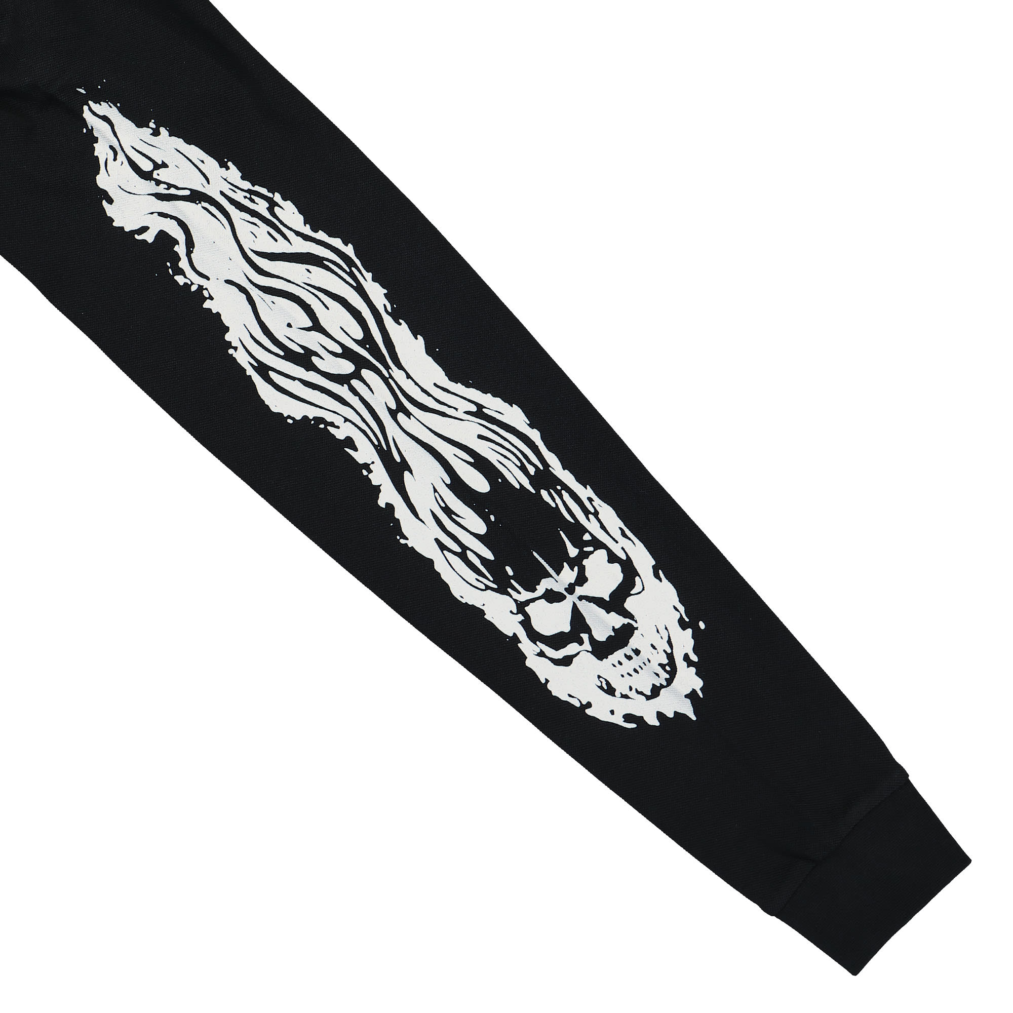 Fred Perry Noongoons X Fred Perry LS Printed Polo Shirt Black Longsleeves Detailfoto | Overkill