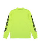 Fred Perry Noongoons X Fred Perry LS Printed Polo Shirt Lime Green Longsleeves Material | Overkill
