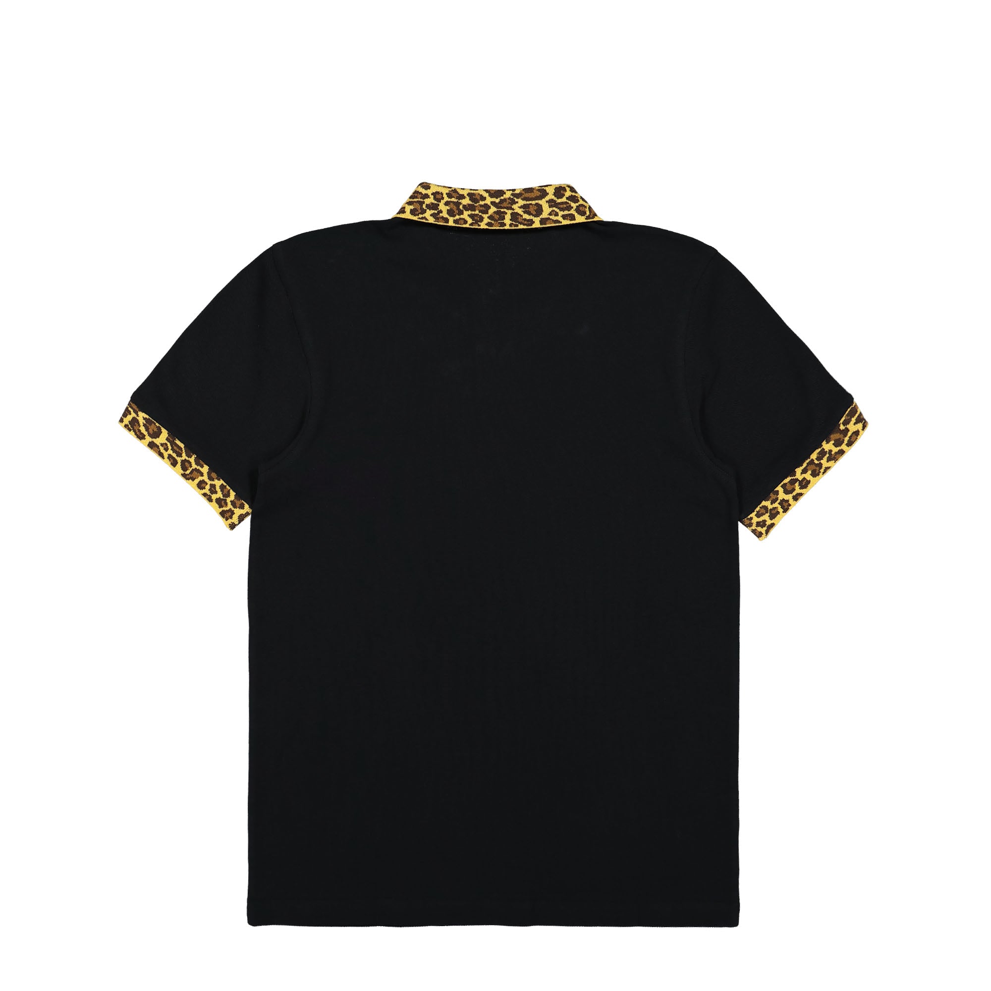 Fred Perry Noongoons X Fred Perry Leopard Print Polo Black Polo Shirts Material | Overkill
