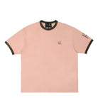 Fred Perry Raf Simons X Fred Perry Contrast Trim Relaxed Tee Light Misty Rose T-Shirts SM6507-S43 | Overkill