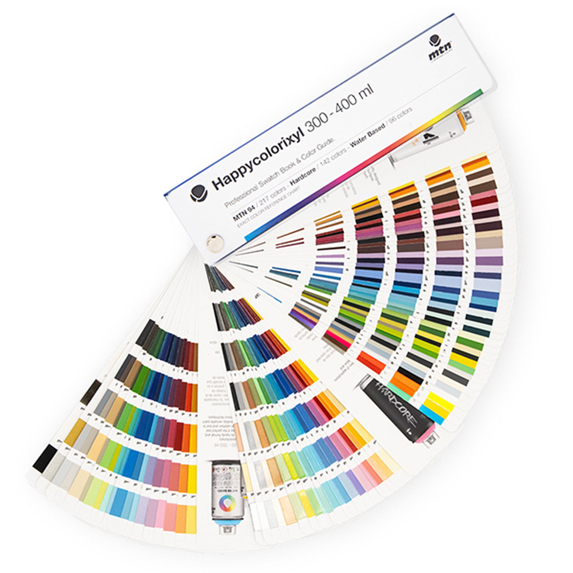 MTN Swatchbook Multicolored Color Fan / Color Chart SPAT1083 | Overkill
