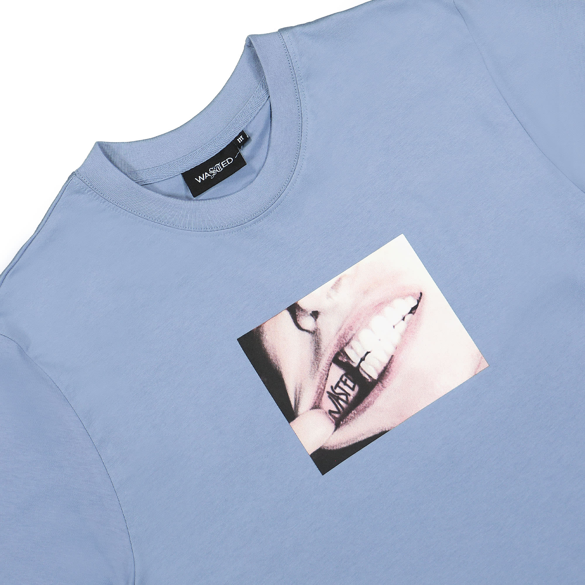 Wasted Paris T-Shirt Jerk Ice Blue T-Shirts Material | Overkill
