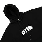 Arte Antwerp Front Print Bauhaus Logo Hoodie Black Hoodies Close-up | Overkill