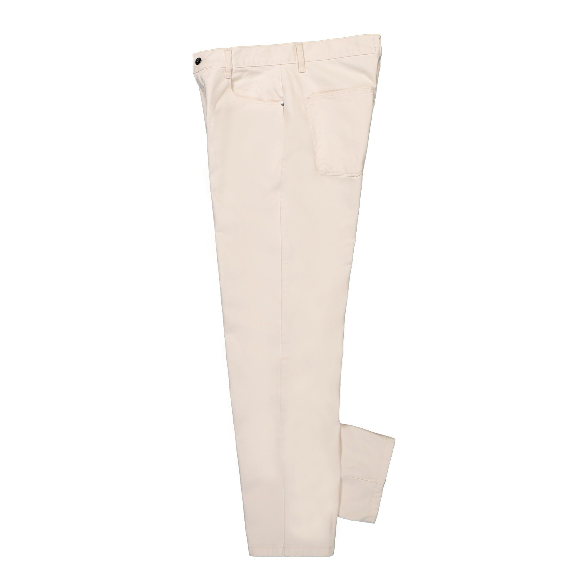 Arte Antwerp Paul Pocket Logo Pants Cream Jeans Close-up | Overkill