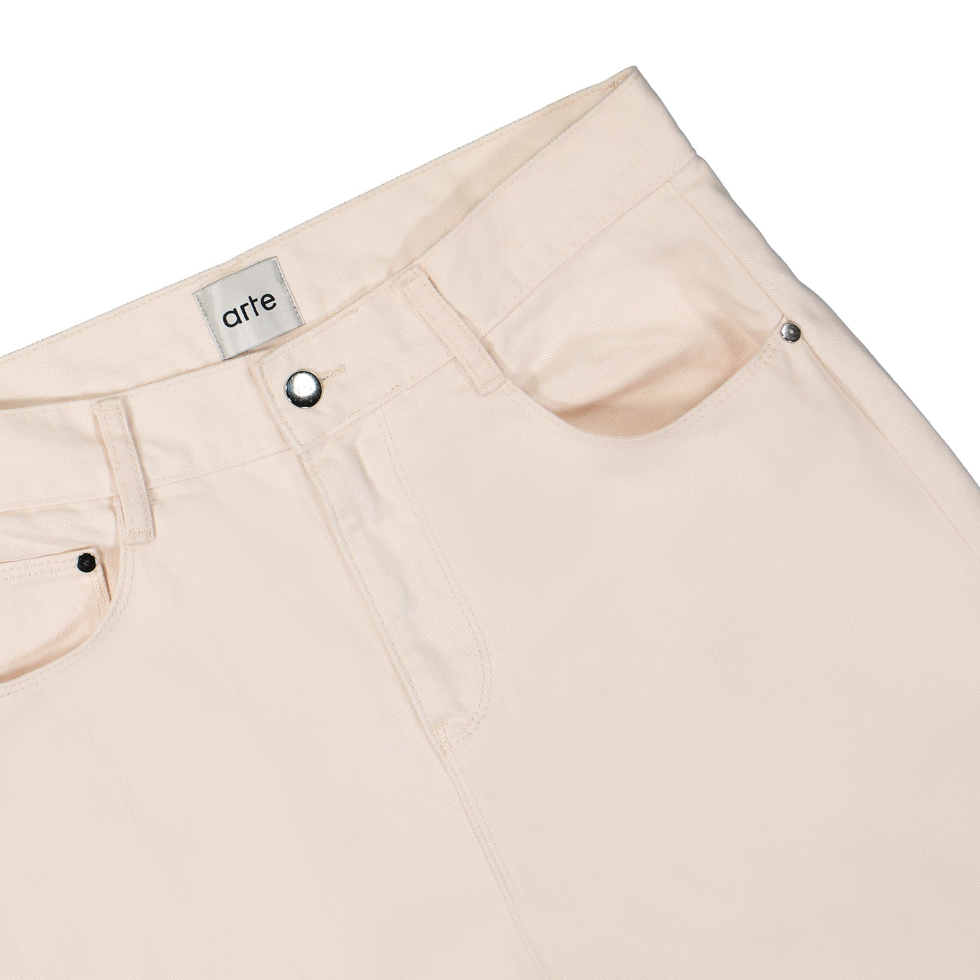 Arte Antwerp Paul Pocket Logo Pants Cream Jeans Detail view 1 | Overkill