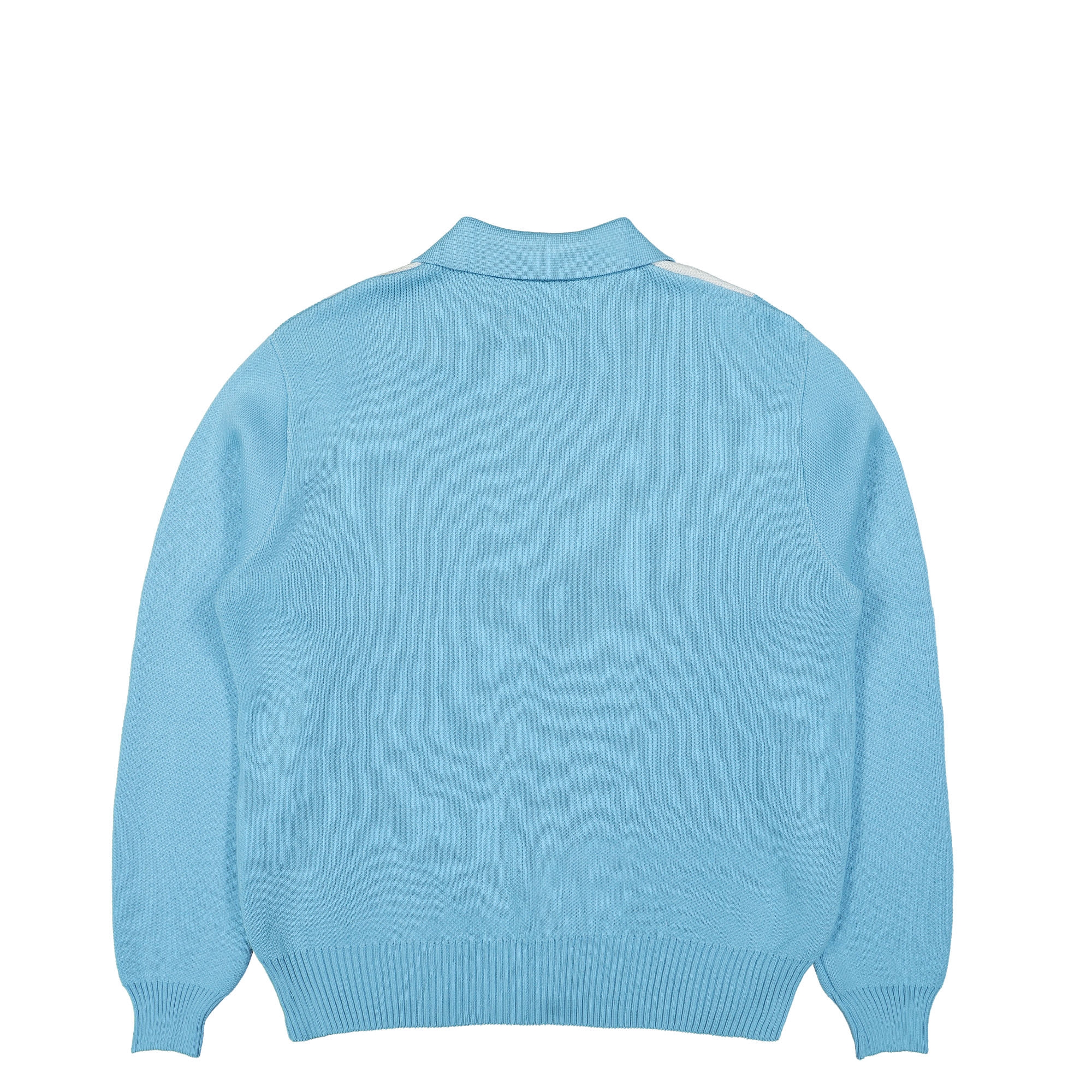 Arte Antwerp Keler Stripe Cardigan Light Blue / Cream Cardigans Material | Overkill