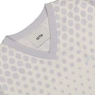 Arte Antwerp Karl Dots Knit Cream / Light Grey Sweatshirts Close-up | Overkill
