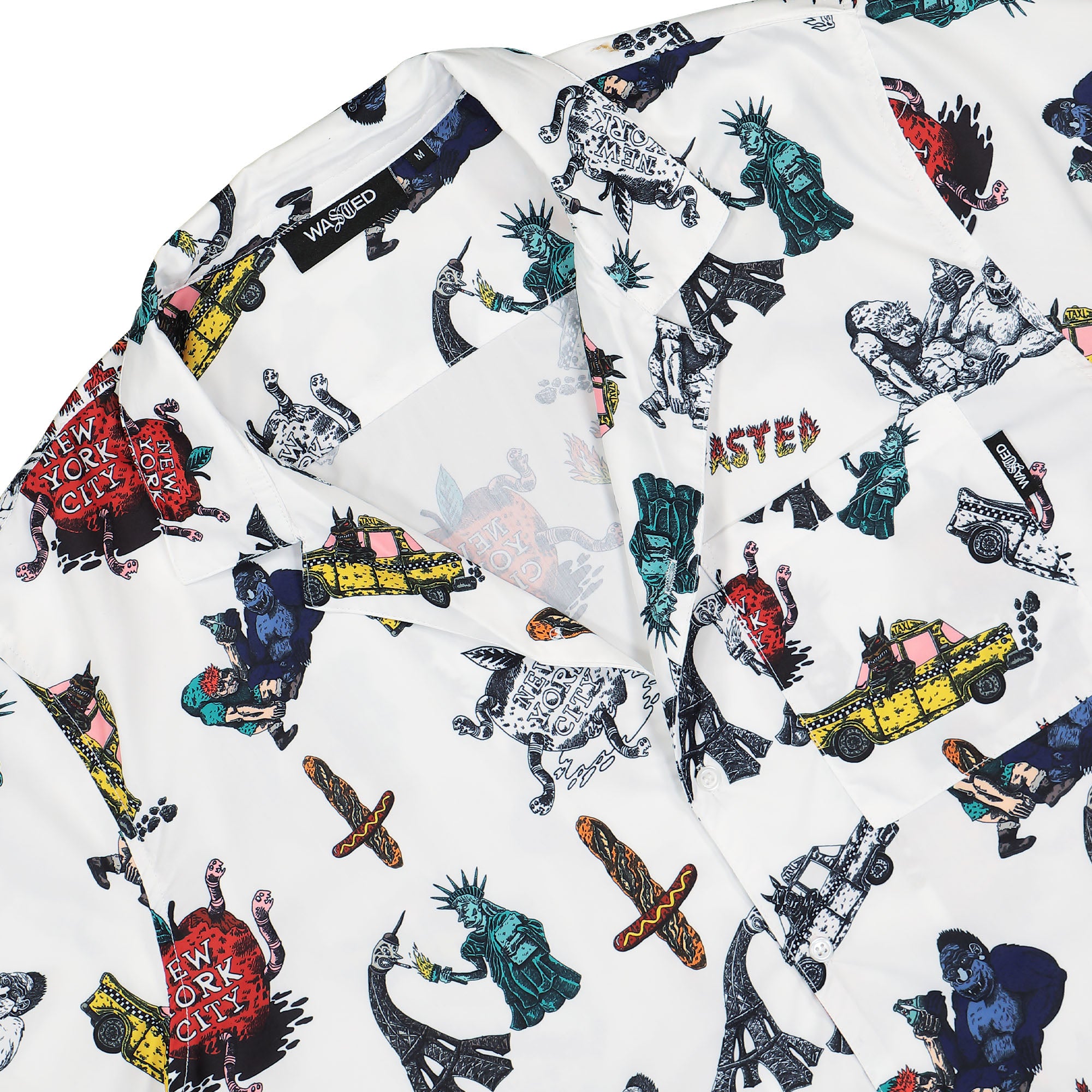 Wasted Paris Soho Shirt Off White Shirts Close-up | Overkill