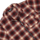 Wasted Paris Shadow Method Zip Shirt Red / Off White Shirts Material | Overkill