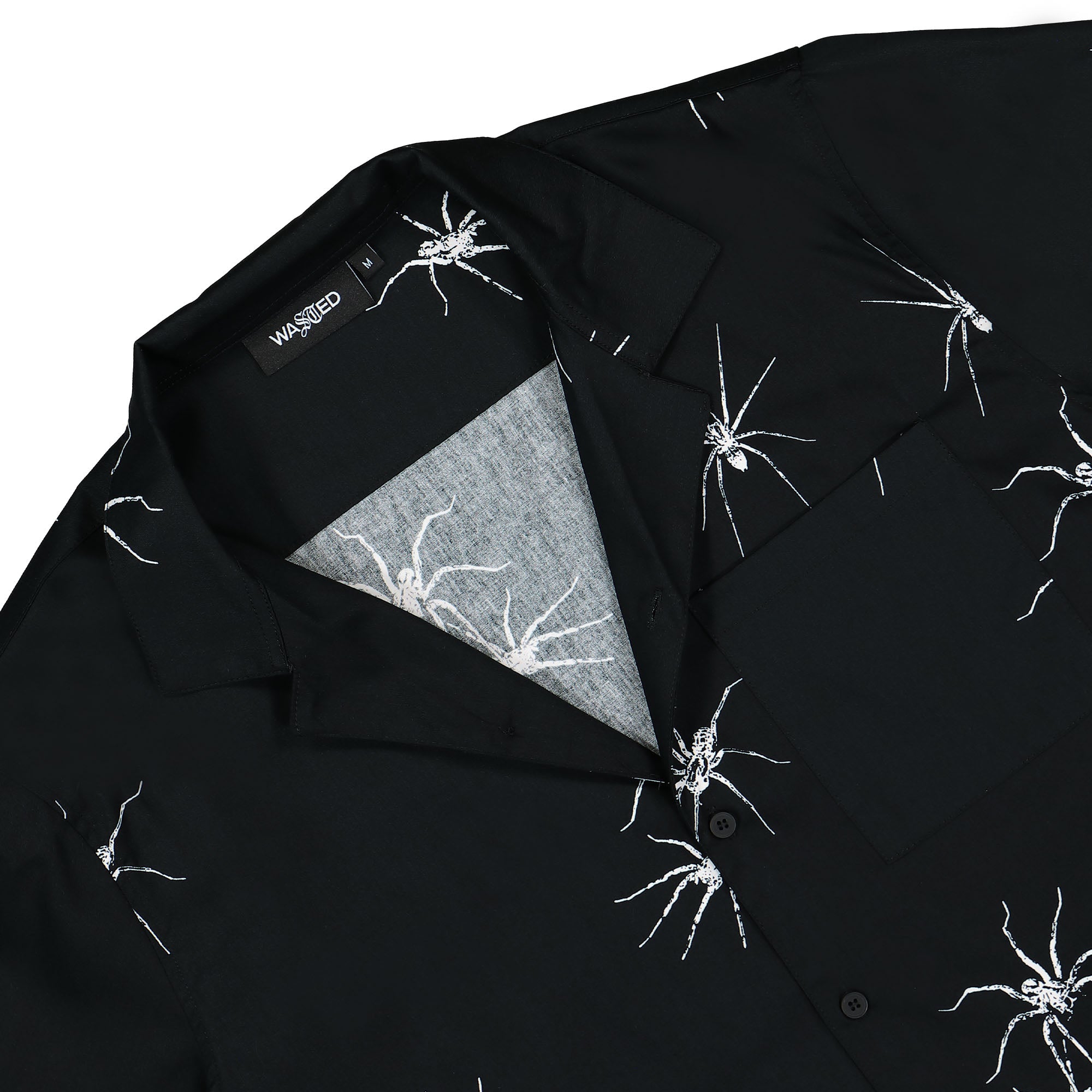 Wasted Paris Sick Shirt Black Shirts Close-up | Overkill