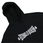 Wasted Paris London Cross Hoodie Black Hoodies Material | Overkill