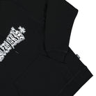 Wasted Paris London Cross Hoodie Black Hoodies Close-up | Overkill