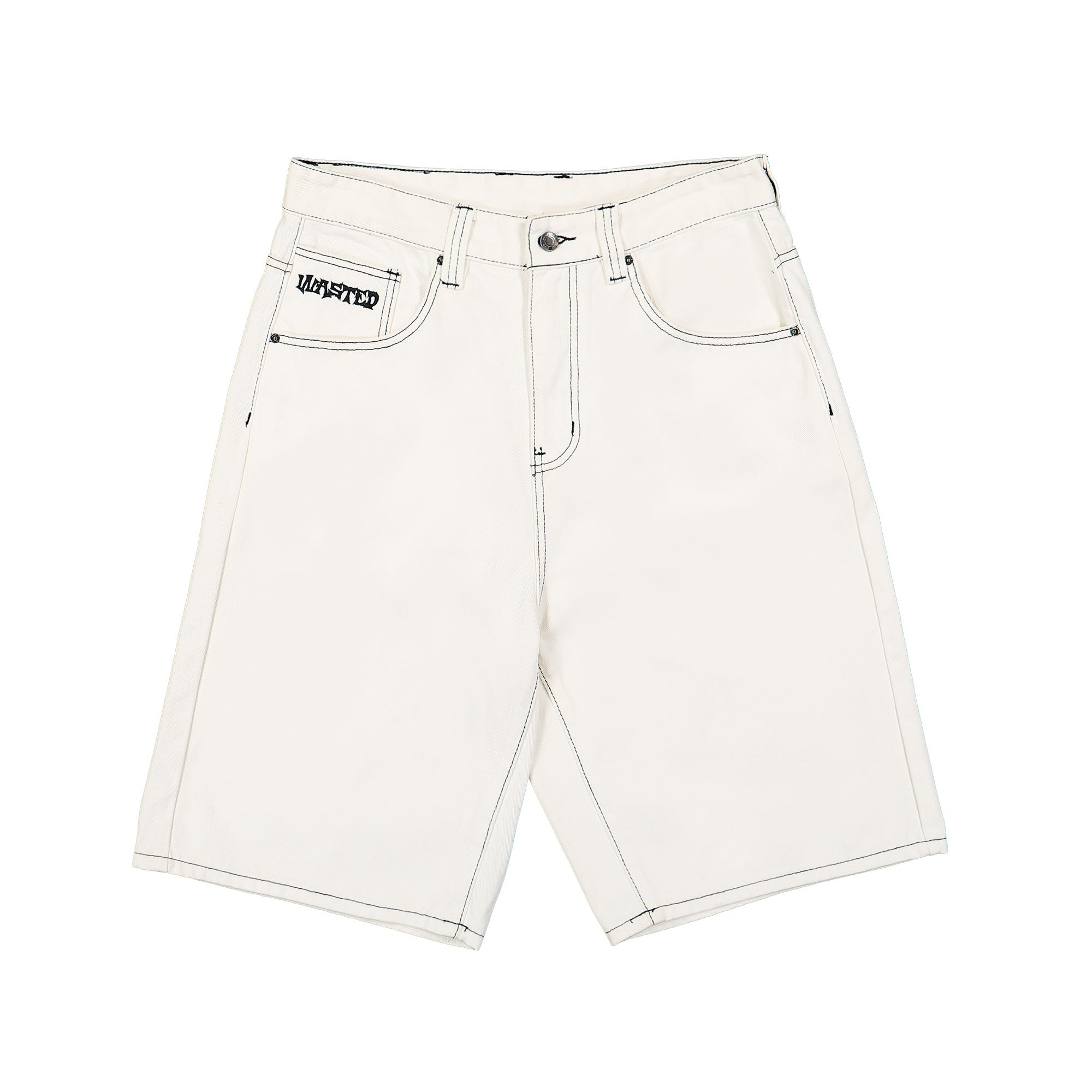 Wasted Paris Casper Short Contrast Off White Shorts 165737 / Off White | Overkill