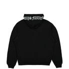 Wasted Paris Hoodie Full Zip Streak Black Hoodies Close-up | Overkill