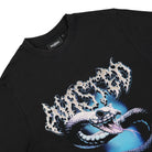 Wasted Paris T-Shirt Viper Faded Black T-Shirts Close-up | Overkill