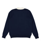 Arte Antwerp Keler Conrast Cardigan Navy Cardigans Material | Overkill