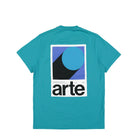 Arte Antwerp Back Print T-Shirt Lake Blue T-Shirts Close-up | Overkill
