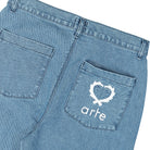Arte Antwerp Poage Back Heart Pants Denim Casual Pants Detail view 1 | Overkill