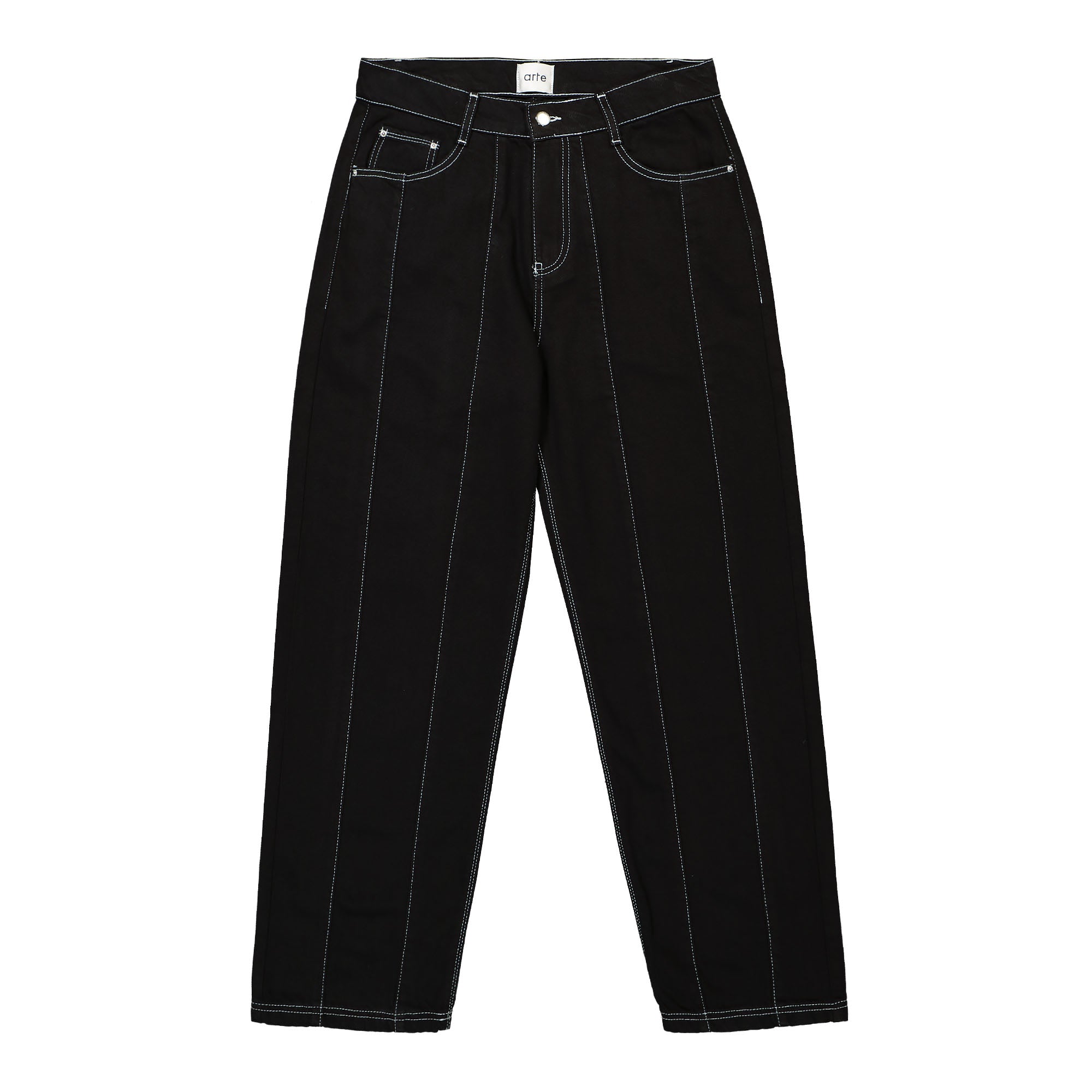 Arte Antwerp Poage Detail Pants Black Casual Pants SS24-013P / Black | Overkill