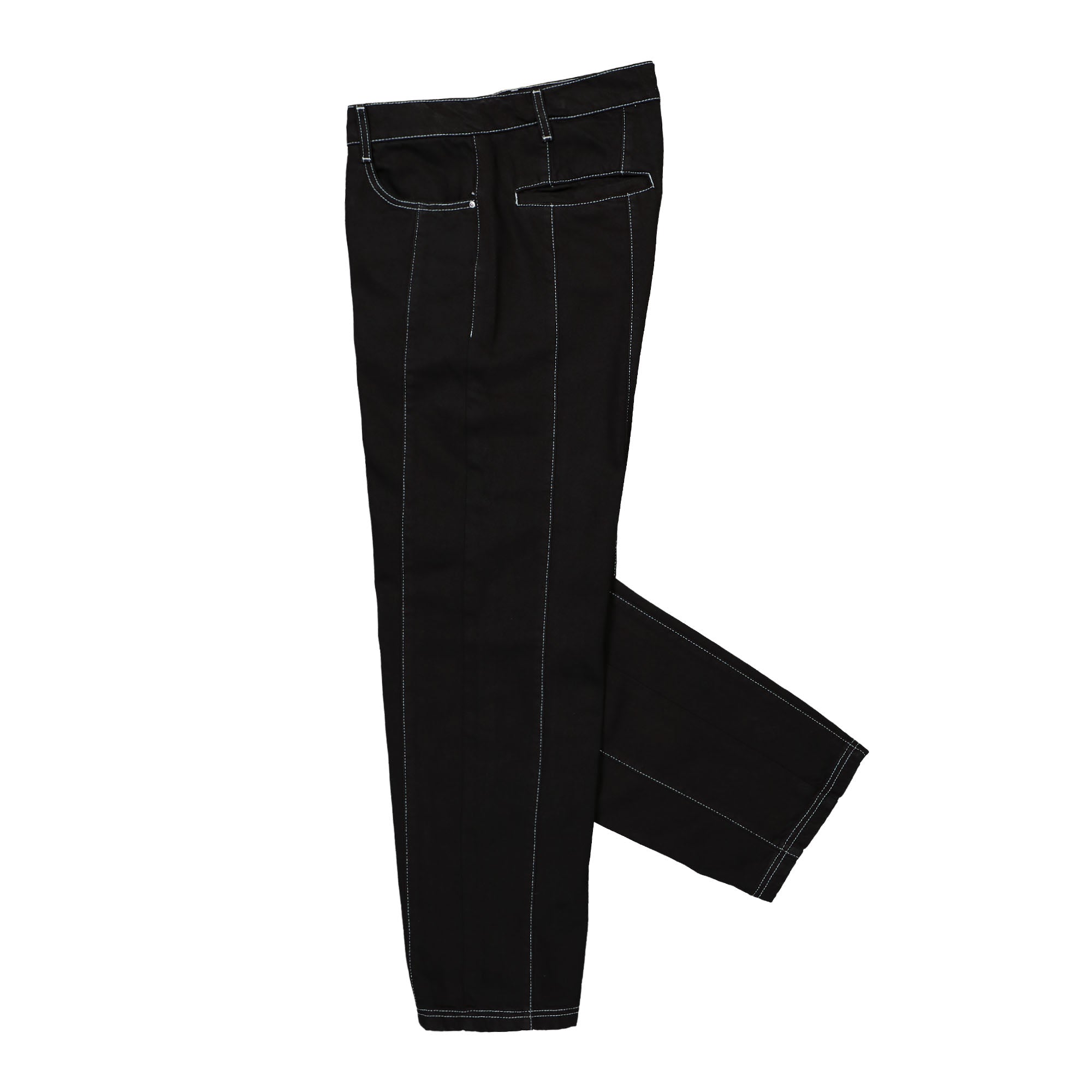 Arte Antwerp Poage Detail Pants Black Casual Pants Close-up | Overkill