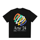 Arte Antwerp Teo Back Hearts T-Shirt Black T-Shirts Close-up | Overkill